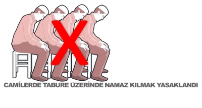 Camilerde Tabure Üzerinde Namaz Kılmak Yasaklandı