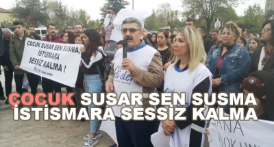 Çocuk Susar Sen Susma İstismara Sessiz Kalma