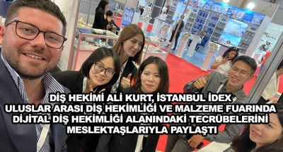 Diş Hekimi Ali Kurt, İstanbul İdex Uluslararası Diş Hekimliği Ve Malzeme Fuarında Dijital Diş Hekimliği Alanındaki Tecrübelerini Meslektaşlarıyla Paylaştı
