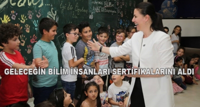 Geleceğin Bilim İnsanları Sertifikalarını Aldı