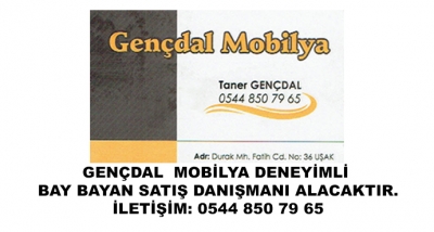 Gençdal  Mobilya Deneyimli Bay Bayan Satış Danışmanı Alacaktır.