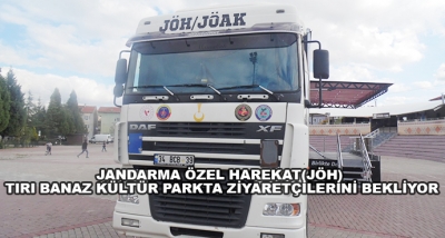 Jandarma Özel Harekat(Jöh) Tırı Banaz Kültür Parkta Ziyaretçilerini Bekliyor