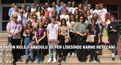 Kanyon Koleji Anadolu ve Fen Lisesinde Karne Heyecanı