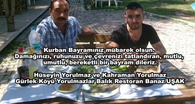 Kurban Bayramınız mübarek olsun