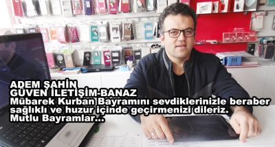 Mübarek Kurban Bayramını sevdiklerinizle beraber sağlıklı ve huzur içinde geçirmenizi dileriz. 