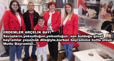 Savaşların, yoksulluğun, yolsuzluğun  son bulduğu güzel bayramlar yaşamak dileğiyle, kurban bayramınız kutlu olsun. Mutlu Bayramlar… 