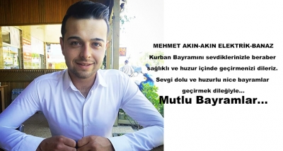 Sevgi dolu ve huzurlu nice bayramlar geçirmek dileğiyle…Mutlu Bayramlar