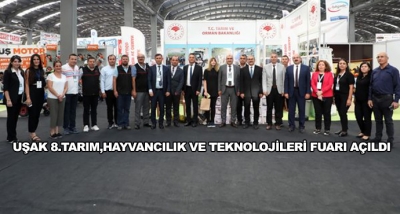 Uşak 8.Tarım,Hayvancılık Ve Teknolojileri Fuarı Açıldı