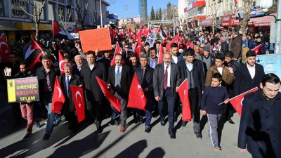  Uşak Kudüs İçin Tek Yumruk Oldu