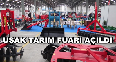 Uşak Tarım Fuarı Açıldı