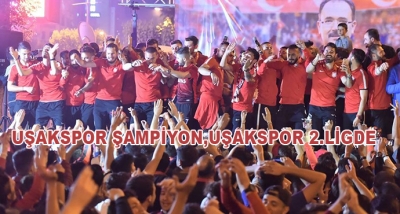 Uşakspor Şampiyon,Uşakspor 2.Ligde