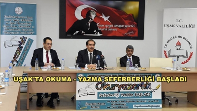 Uşak'ta Okuma - Yazma Seferberliği Başladı