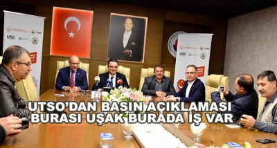 Utso’dan Basın Açıklaması Burası Uşak Burada İş Var