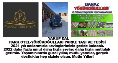 Yaşamınınızda güzel yıllar, mutlu yarınlar, gerçek dostluklar hep sizinle olsun. Mutlu Yıllar!